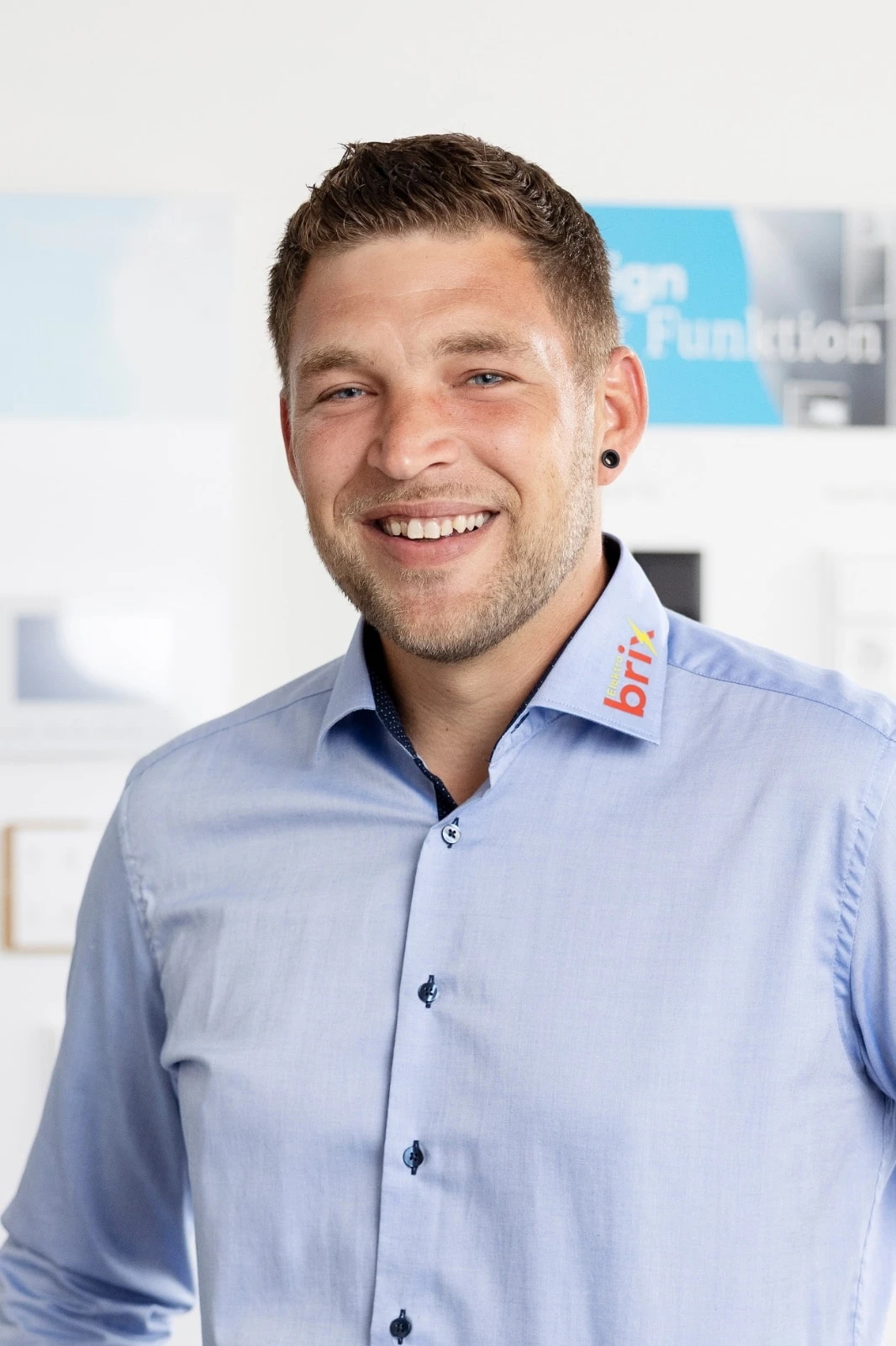 Porträt von Elektro Brix Mitarbeiter Jan Lorenz