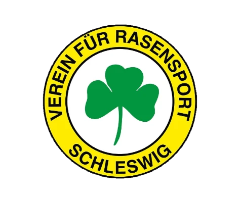 Logo mit Kleeblatt: Verein für Rasensport Schleswig
